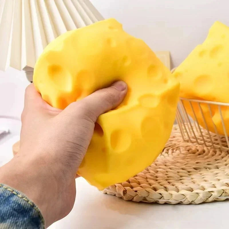 Giant Cheese Squeeze Toy