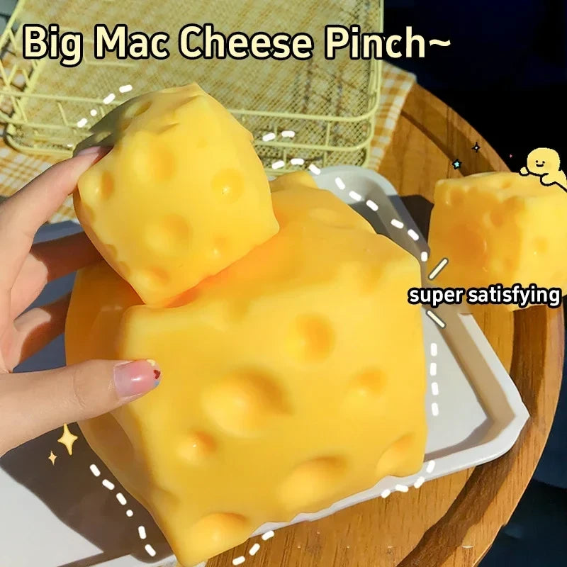 Giant Cheese Squeeze Toy